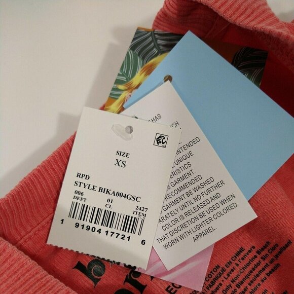 Bijou Karman Graphic T-Shirt Ribbed Hem Size XS - Picture 8 of 8